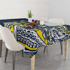 North Queensland Cowboys Tablecloth Polynesian Tribal Tattoo Pacific Sport Art