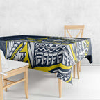 North Queensland Cowboys Tablecloth Polynesian Tribal Tattoo Pacific Sport Art