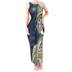 North Queensland Cowboys Tank Maxi Dress Polynesian Tribal Tattoo Pacific Sport Art