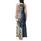 North Queensland Cowboys Tank Maxi Dress Polynesian Tribal Tattoo Pacific Sport Art