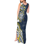 North Queensland Cowboys Tank Maxi Dress Polynesian Tribal Tattoo Pacific Sport Art