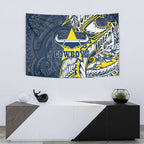 North Queensland Cowboys Tapestry Polynesian Tribal Tattoo Pacific Sport Art