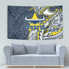 North Queensland Cowboys Tapestry Polynesian Tribal Tattoo Pacific Sport Art