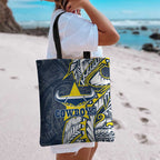 North Queensland Cowboys Tote Bag Polynesian Tribal Tattoo Pacific Sport Art