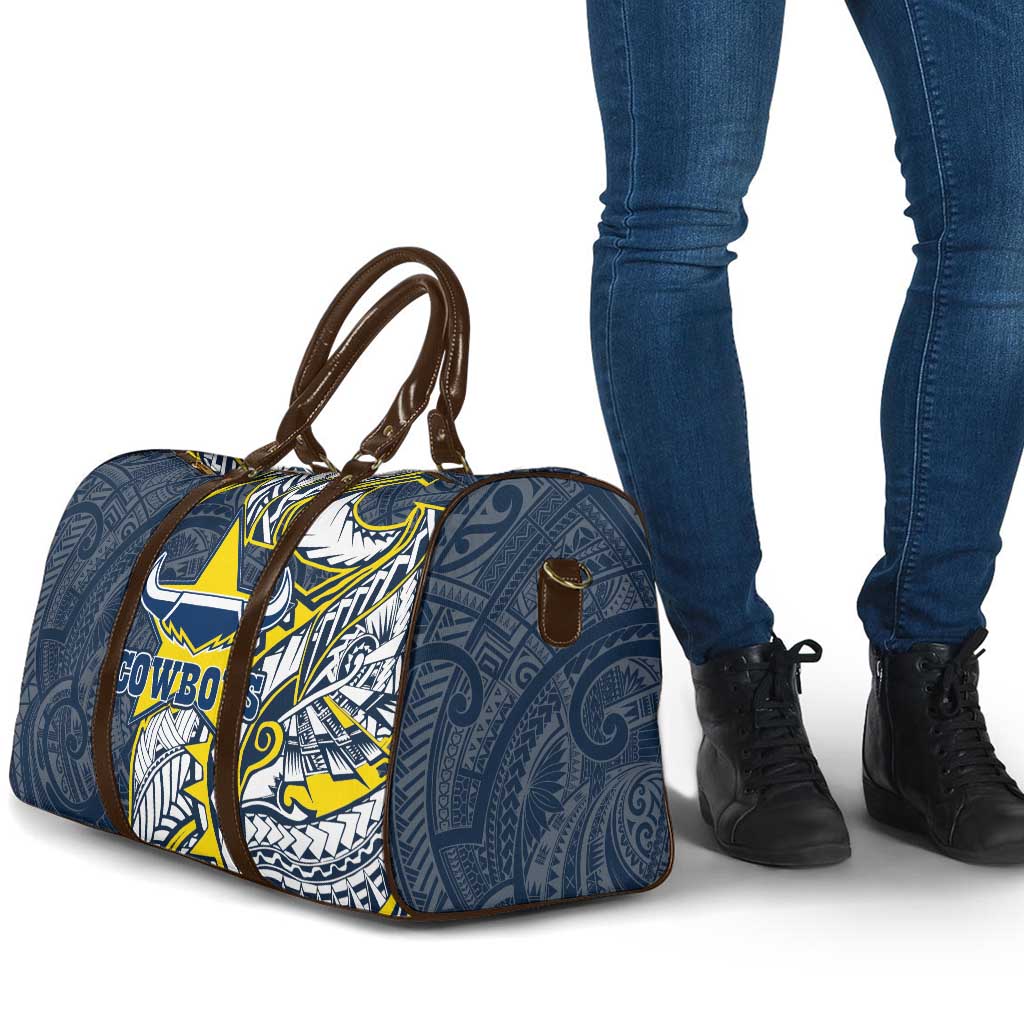 North Queensland Cowboys Travel Bag Polynesian Tribal Tattoo Pacific Sport Art