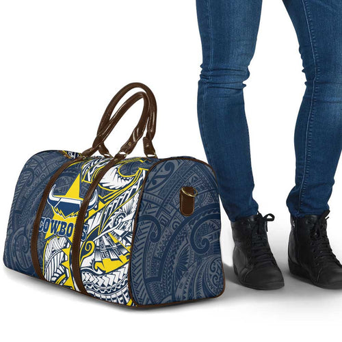 North Queensland Cowboys Travel Bag Polynesian Tribal Tattoo Pacific Sport Art