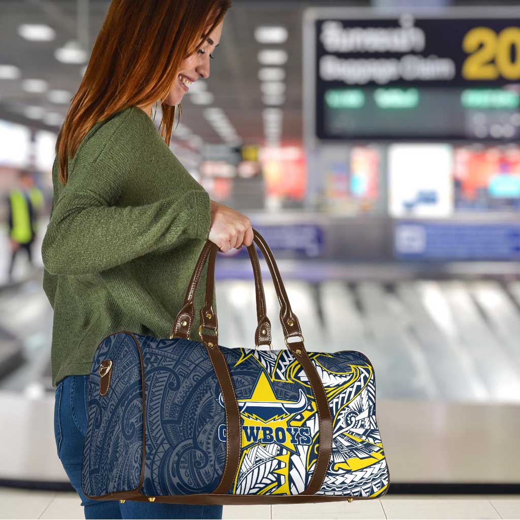 North Queensland Cowboys Travel Bag Polynesian Tribal Tattoo Pacific Sport Art
