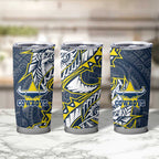 North Queensland Cowboys Tumbler Cup Polynesian Tribal Tattoo Pacific Sport Art