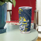 North Queensland Cowboys Tumbler Cup Polynesian Tribal Tattoo Pacific Sport Art