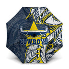 North Queensland Cowboys Umbrella Polynesian Tribal Tattoo Pacific Sport Art