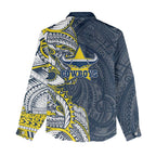 North Queensland Cowboys Women Casual Shirt Polynesian Tribal Tattoo Pacific Sport Art
