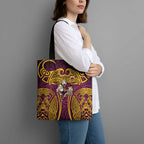 Brisbane Broncos Rugby Tote Bag Polynesian Tribal Pattern Warrior Horse Maroon Gold Pattern