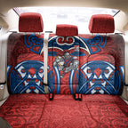 Newcastle Knights Rugby Back Car Seat Cover Polynesian Tribal Knight Warrior Red Blue Pattern
