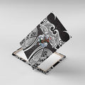South Sydney Rabbitohs Rugby Canvas Wall Art Polynesian Tribal Rabbit Warrior Black White Pattern