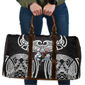 South Sydney Rabbitohs Rugby Travel Bag Polynesian Tribal Rabbit Warrior Black White Pattern