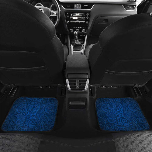 Canberra Raiders Rugby Car Mats Polynesian Tribal Viking Warrior Green Blue Pattern