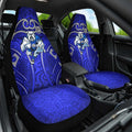 Canterbury Bankstown Bulldogs Rugby Car Seat Cover Polynesian Tribal Bulldog Warrior Blue Pattern