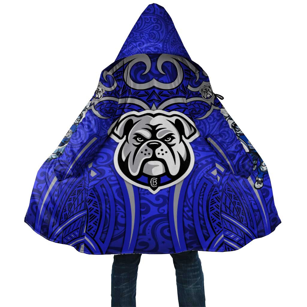 Canterbury Bankstown Bulldogs Rugby Cloak Polynesian Tribal Bulldog Warrior Blue Pattern