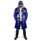 Canterbury Bankstown Bulldogs Rugby Cloak Polynesian Tribal Bulldog Warrior Blue Pattern