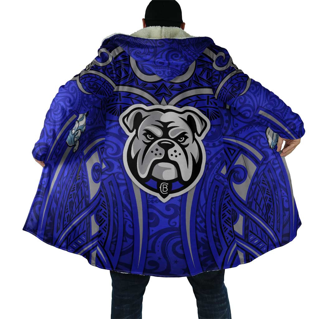 Canterbury Bankstown Bulldogs Rugby Cloak Polynesian Tribal Bulldog Warrior Blue Pattern