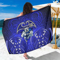 Canterbury Bankstown Bulldogs Rugby Sarong Polynesian Tribal Bulldog Warrior Blue Pattern