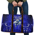 Canterbury Bankstown Bulldogs Rugby Travel Bag Polynesian Tribal Bulldog Warrior Blue Pattern