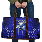Canterbury Bankstown Bulldogs Rugby Travel Bag Polynesian Tribal Bulldog Warrior Blue Pattern