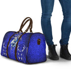 Canterbury Bankstown Bulldogs Rugby Travel Bag Polynesian Tribal Bulldog Warrior Blue Pattern