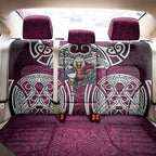 Manly Warringah Sea Eagles Rugby Back Car Seat Cover Polynesian Tribal Eagle Warrior Maroon Pattern