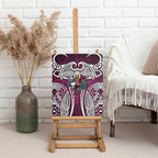Manly Warringah Sea Eagles Rugby Canvas Wall Art Polynesian Tribal Eagle Warrior Maroon Pattern