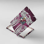 Manly Warringah Sea Eagles Rugby Canvas Wall Art Polynesian Tribal Eagle Warrior Maroon Pattern