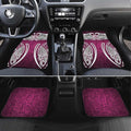 Manly Warringah Sea Eagles Rugby Car Mats Polynesian Tribal Eagle Warrior Maroon Pattern