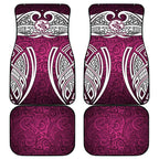 Manly Warringah Sea Eagles Rugby Car Mats Polynesian Tribal Eagle Warrior Maroon Pattern