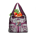 Manly Warringah Sea Eagles Rugby Grocery Bag Polynesian Tribal Eagle Warrior Maroon Pattern