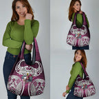 Manly Warringah Sea Eagles Rugby Grocery Bag Polynesian Tribal Eagle Warrior Maroon Pattern