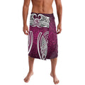 Manly Warringah Sea Eagles Rugby Lavalava Polynesian Tribal Eagle Warrior Maroon Pattern
