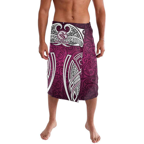 Manly Warringah Sea Eagles Rugby Lavalava Polynesian Tribal Eagle Warrior Maroon Pattern