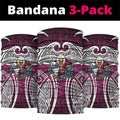 Manly Warringah Sea Eagles Rugby Neck Gaiter Polynesian Tribal Eagle Warrior Maroon Pattern