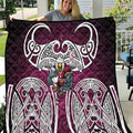 Manly Warringah Sea Eagles Rugby Quilt Polynesian Tribal Eagle Warrior Maroon Pattern
