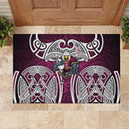 Manly Warringah Sea Eagles Rugby Rubber Doormat Polynesian Tribal Eagle Warrior Maroon Pattern