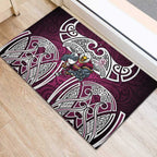 Manly Warringah Sea Eagles Rugby Rubber Doormat Polynesian Tribal Eagle Warrior Maroon Pattern