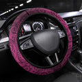 Manly Warringah Sea Eagles Rugby Steering Wheel Cover Polynesian Tribal Eagle Warrior Maroon Pattern