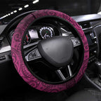 Manly Warringah Sea Eagles Rugby Steering Wheel Cover Polynesian Tribal Eagle Warrior Maroon Pattern