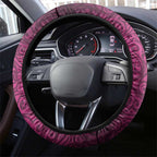 Manly Warringah Sea Eagles Rugby Steering Wheel Cover Polynesian Tribal Eagle Warrior Maroon Pattern