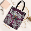 Manly Warringah Sea Eagles Rugby Tote Bag Polynesian Tribal Eagle Warrior Maroon Pattern