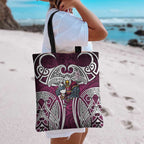 Manly Warringah Sea Eagles Rugby Tote Bag Polynesian Tribal Eagle Warrior Maroon Pattern