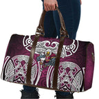 Manly Warringah Sea Eagles Rugby Travel Bag Polynesian Tribal Eagle Warrior Maroon Pattern