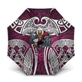 Manly Warringah Sea Eagles Rugby Umbrella Polynesian Tribal Eagle Warrior Maroon Pattern