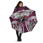 Manly Warringah Sea Eagles Rugby Umbrella Polynesian Tribal Eagle Warrior Maroon Pattern