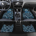 Adelaide Strikers Cricket Mascot Car Mats Aboriginal Dot Art Blue And Black Tribal Pattern